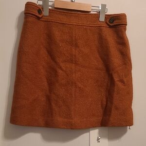 LOFT Women's Brown Mini Skirt